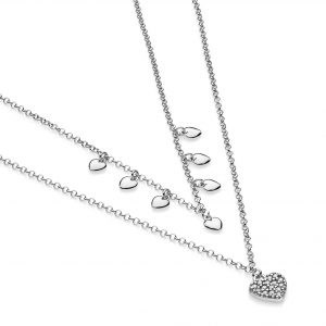 Collana in Argento con zirconi